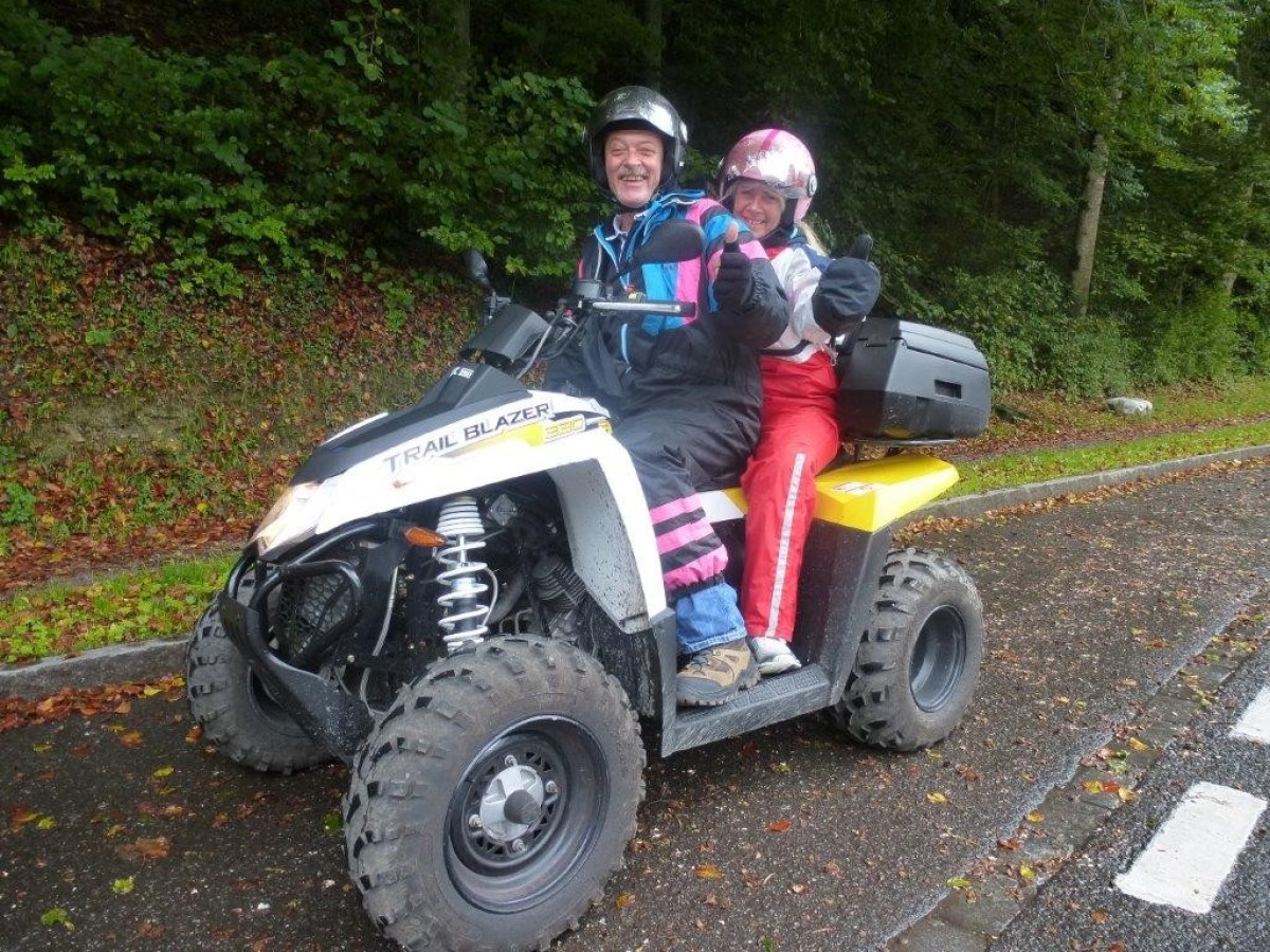 couple on a quad