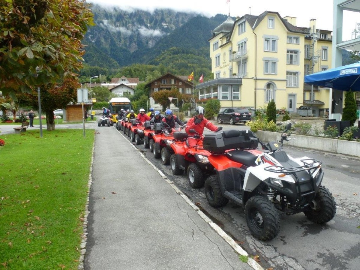 quads parked near a park in Switzerland