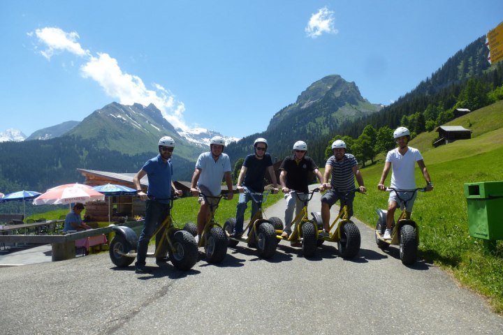 group of men with monster trottis